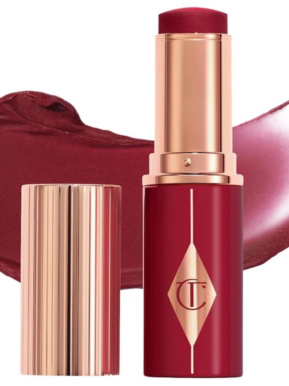 Charlotte Tilbury Unreal Lip + Cheek Glow Blush Stick Berry Glow